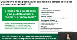 Check spelling or type a new query. Cdmx Anuncia Plan De Vacunacion Contra Covid A Adultos De 18 A 29 Anos Fechas Y Alcaldias Donde Se Aplicara La Primera Dosis
