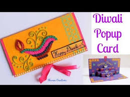 Quilled Popup Diwali Card Quilling Diya Card Diy Diwali Greeting Card Youtube Diwali Greeting Cards Diwali Card Making Diwali Diy