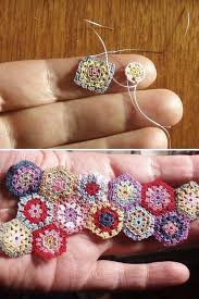 Two kinky grannies enjoy eating fresh and yummy. Inspiration Would Be Great In A Doll House 3 My Days Of Crocheting With Sewing Thread And Making Granny Square B Virkmonster Virkade Rutor Virkade Smycken
