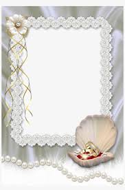 Beautiful love photo frame with rose flowers and gift box. Marcos Gratis Para Fotos Silver Wedding Frame Png Free Transparent Png Download Pngkey