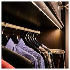 Custom closet lighting options with led closet lights. Norrfly Led Lighting Strip Aluminium Colour 67 Cm Ikea