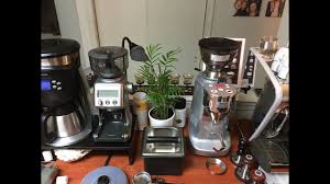 An clear and concise lcd screen shows grind setting, grind time and number of shots or cups you have selected. Breville Smart Grinder Pro Vs Mazzer Super Jolly Youtube