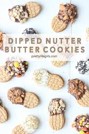 I came across her cookie butter on pinterest and the photo alone was enough to sell me on the idea. Dipped Nutter Butter Cookies Thankful Tags The Pretty Life Girls Chocolate Dipped Cookies Nutter Butter Cookies Butter Cookies