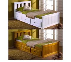 Kids Bed Childrens Bed Storage Drawers White Wooden Pine Single Mission Mattress Ebay Kids Beds With Storage Kid Beds Cheap Kids Bedding