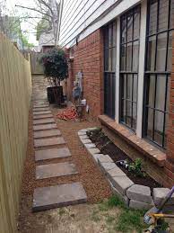 • head to homebase , wickes or b&q for garden paint. Solution To Side Of House That Gets No Sun And No Grass Backyard Ideas For Small Yards Backyard Easy Backyard