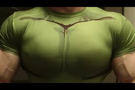 It serves to flex, extend, and rotate the humerus, the long bone of the upper arm. Big Pectorals In Hulk Shirt By Francirus Chan On Deviantart