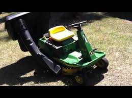John deere jd5650 leaping deere bagger hopper top decal 6.5 bushel bagger. John Deere Gx85 Youtube