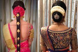 Then check out these cool hairstyle for the indian wedding receptions where there is no compulsion of covering up one's hair. 12 Popular South Indian Bridal Hairstyles