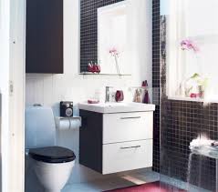 Gorgeous Ikea Bathroom Planner With White Toilet And Floating Vanity Also Wall Mirror For Modern Bathroom Design Ideas Bathroom Bathroom Corner Cabinet Fl