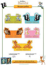 marque paille bambi and thumper flower birthday party coloriage nascar nouveau