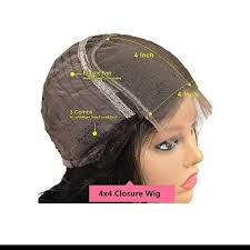 4X4 Highlight Lace Closure Wigs 10inch