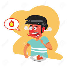 Man Eat Spicy Food Royalty Free Cliparts Vectors And Stock Illustration Image 87213755 Are there any possible health effects from eating lots of spicy food, other than the occasional burn the day after? man eat spicy food