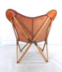 original bkf quot tripo quot butterfly chair premium leather and wood folding frame chairs butterfly chair art chair campaign furniture