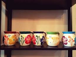 Jarrito De Barro Decorado Decorated Clay Mug Mexican Clay Cups Etsy Clay Mugs Clay Cup Mugs