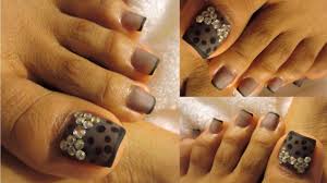 Diseños para pedicure en esmalte azul y plata. Unas De Los Pies Decoradas Tonos Rosas Facil Y Rapido Pretty Pink Design Pedicure By Laydec Dc