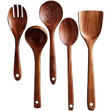 Ustensiles En Bois Pour La Cuisine Cuilleres De Cuisine En Teck Naturel A La Main Spatule En Bois Pour Ustensiles De Cuisine Achat Vente Lot Ustensiles Ustensiles En Bois Pour