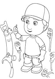 Hammer coloring page is one of the coloring pages listed in the tools coloring pages category. Parentune Free Printable A Handy Manny Printable Coloring Hammer Coloring Picture Assignment Sheets Pictures For Child