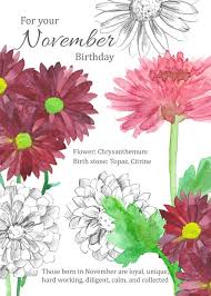 For Your November Birthday Chrysanthemum Flowers Card Ad Ad Birthday November Chrysanthemum In 2020 Chrysanthemum Flower November Birthday Flower Cards