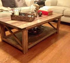 Its made of construction lumber (yes, 2x4s!) and the plans are easy to follow. Rustic X Coffee Table Do It Yourself Home Projects From Ana White Coffee Table Rustic Coffee Tables Diy Coffee Table