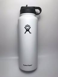 Black And White Hydro Flask Hydro Flask Insulated Stainless Steel Water Bottle Wide Mouth With Straw Lid Ebay Giftryapp Water Bottle Flask Bottle