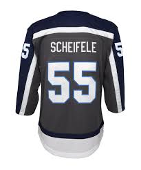 Mark scheifele faces a hearing with the nhl today after the jets forward's crushing hit on jake evans of the canadiens wednesday scheifele was assessed major for charging and game misconduct. Mark Scheifele Winnipeg Jets Kids Special Edition Premier Jersey Pro Hockey Life