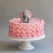 Order Baby Shower Cake Kids Cake Delivery Onlinecake In Pink Baby Shower Cake Baby Shower Cakes Girl Baby Shower Cake Designs