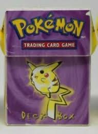 Make sure you know if you like to quickly take out pokemon quickly or slowly like warring out the pokemon decks. Pokemon Base Set Deck Box Pikachu Mewtwo Ebay