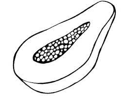 Risco De Mamao Imagens E Desenhos Para Colorir Desenhos Para Colorir