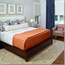 Navy And Coral Love Restyling Home By Kelly Sophisticated Bedroom Traditional Bedroom Traditional Bedroom Design