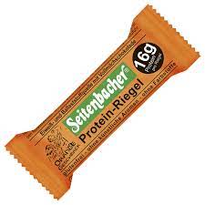 Der intensive vanillegeschmack gibt dem riegel mit der zarten vollmilchschokolade seinen einzigartigen geschmack. Seitenbacher Protein Riegel Orange 60g Online Kaufen Im World Of Sweets Shop