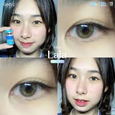 💋 มีค่าสายตา 💋 ilens Mini lala Gray Brown 💋 บิ๊กอาย สุดปัง คอนแทคเลนส์  รายเดือน มีอย แถมตลับฟรี เลนส์นิ่ม สวยปังมาก"