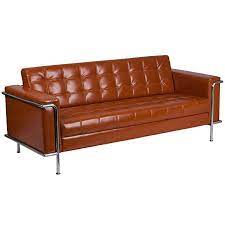 Flash Furniture Cognac Leather Sofa Contemporary Leather Sofa Cognac Leather Sofa Leather Sofa