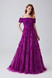 Dusuk Omuzlu Uc Boyutlu Cicek Islemeli Mor Abiye Elbise Mezuniyetelbisesi Mezuniyetkiyafetleri Mezuniyetabiye 2018mezuniyete The Dress Resmi Elbise Elbise