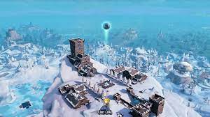 You can see polar peak from any part of the map since it is so large. Spectrograph Of Sound Emitting From The Giant Fortnite Ball Above Polar Peak Fortnite Insider