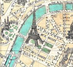 The tower has become a global icon of france and is one of the most recognizable structures in the world. Map Champ De Mars France French Paris Eiffel Tower Etsy In 2021 Paris Illustration Paris Eiffel Tower Vintage Illustration