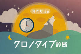 クロノタイプ診断 朝型or夜型 クマ ライオン オオカミ イルカの4種類の睡眠型から性格を診断 賢恋研究所 性格 眠くなる 夜