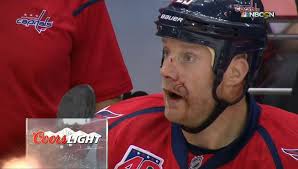 Honest Abe Jason Chimera Scores Game-Winning Goal, Bleeds Profusely From  Face