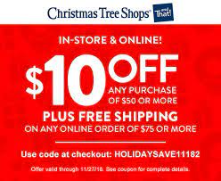 Christmas tree shops offers coupons and promotional codes which you can find listed on this page. Christmas Tree Shops August 2021 Coupons And Promo Codes
