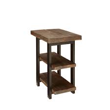 Alaterre Furniture Pomona Rustic Natural End Table Amba0220 The Home Depot Rustic End Tables End Tables Alaterre Furniture