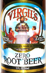 Virgil S Zero Root Beer Label You Ll Swear It S Made In Heaven Root Beer Beer Label Beer