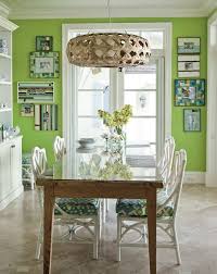 green kitchen walls, coastal dining room