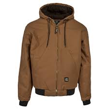 Berne Hooded Jacket Quilt Lined Hj51