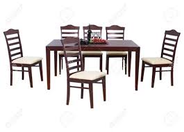 If you desire a modern dining room, finding furniture for it can be difficult. Dining Table And Chairs Isolated On White Background Luxury And Modern Dining Table Sets In Different Style And Sizes Stone Table Top Tempered Glass Wooden Table Top And Comfortable Dining Chairs Stock