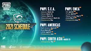 Pubg Mobile Reveals Schedule For Pro League 2021