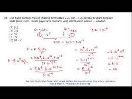 Check spelling or type a new query. Contoh Soal Listrik Statis Menentukan Gaya Listrik Gaya Coulomb Youtube