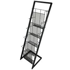 Truck ladder racks are essential to getting the job done whether you're a carpenter, plumber, demolition expert or utility worker. 5 Tier Magazine Rack Black At Home
