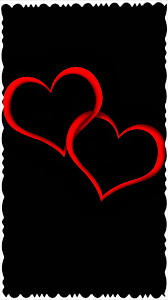 Black And Red Heart Wallpaper Hd 2 Red Hearts Iphone Wallpaper Love Animation Wallpaper Heart Wallpaper Love Heart Images