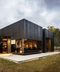 Black Wood Building House Cladding Architecture House Architecture