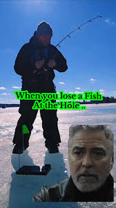 When you lose a Fish at the Hole.. #wisco3 #icefishingnation #pikefishing  #icefishing #northernpike #HardWater #fishing