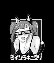 Made from wood, bone, or similar materials, this mask covers its wearer's actual appearance and identity by depicting a hateful, leering face instead. Ahegao Waifu Material Lewd Neko Anime Girl Clothes Digital Art By Quynh Vo